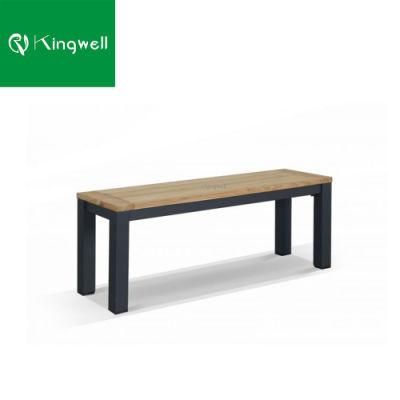 China Wholesale Outdoor Patio Aluminum Furniture Garden Teak Wood Chair for Villa