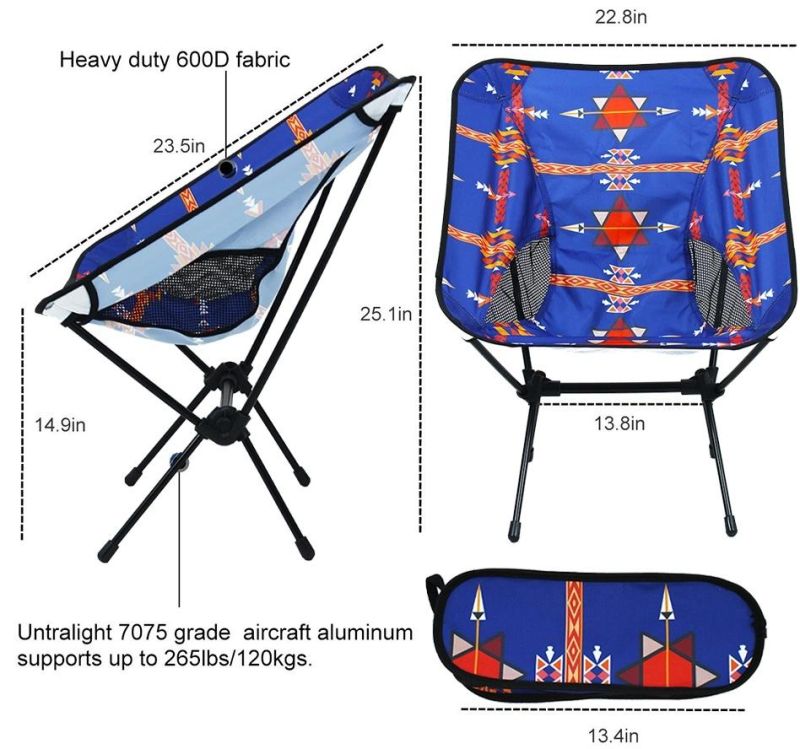 Compact Ultralight Folding Backpacking Chairs in a Carry Bag
