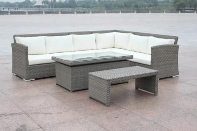 Modern Customized Darwin or OEM Cheap Outdoor Wicker Corner Sofa