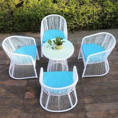Low Price and Chair Wicker Chair Combination Courtyard Balcony Leisure Rattan Terrace Outdoor Garden Waterproof Sunscreen Chair Coffee Table