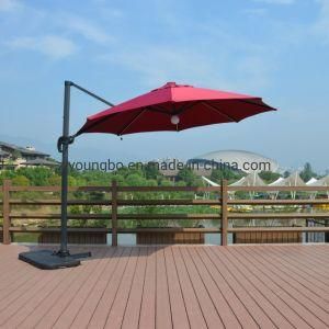 10FT Luxury Outdoor Patio Big Roma LED Lighted Umbrella
