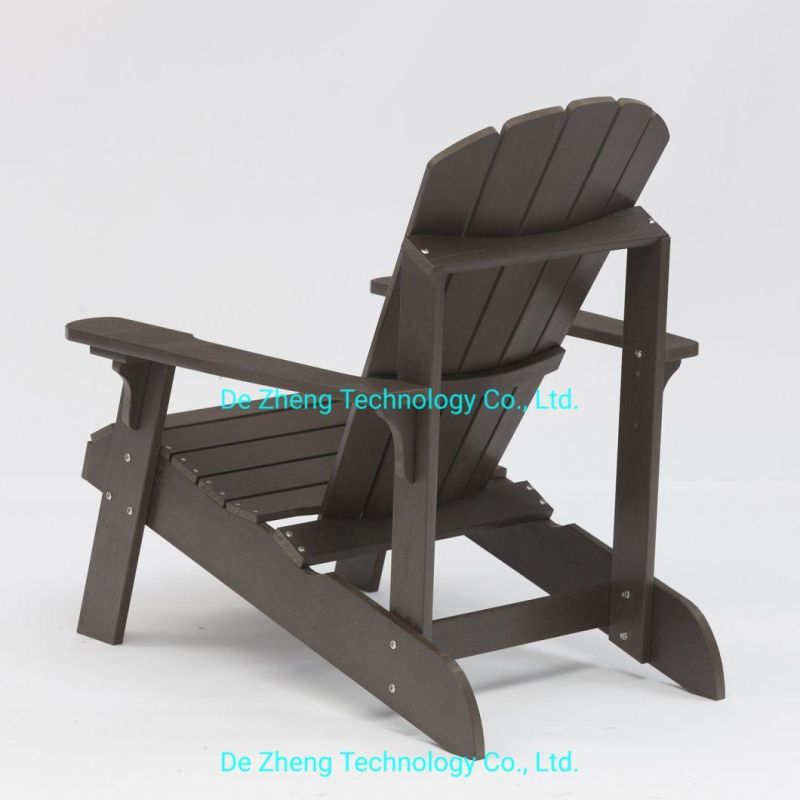 Folding Adirondack Chair Patio Outdoor Chairs Hdps Plastic Resin Deck Chair Painted Weather Resistant for Deck Garden Backyard & Lawn Furniture