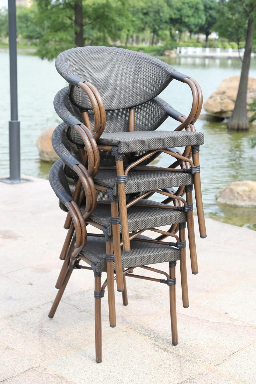 Balcony New Aluminum Metal Furniture Design Luxury Outdoor Dining Sets Garden Furniture Patio Chair Set