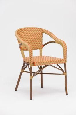 Synthetic Rattan Powder Coated Aluminum Chairs for Outdoor
