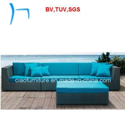 F- Leisure Outdoor Furniture Wicker Garden Sofa (CF-2606)