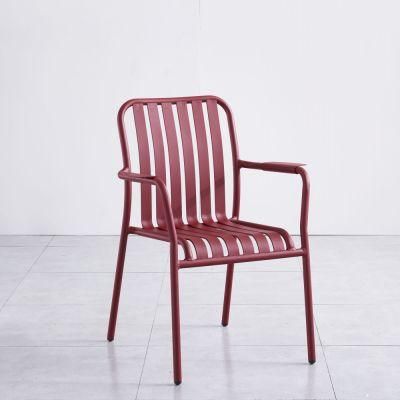 Modern New Design Outdoor Use Garden Furniture Aluminum Dining Bar Chair