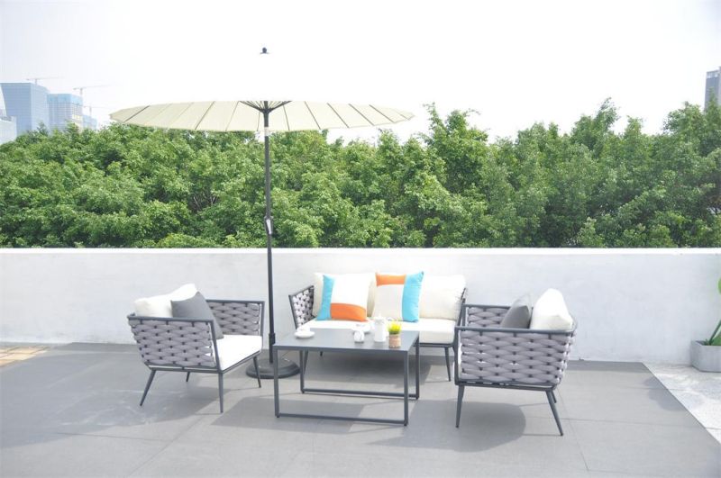 Modern Garden Furniture Sofa Patio Rattan Outdoor Lounge Set Hotel Home Leisure Sofa Set