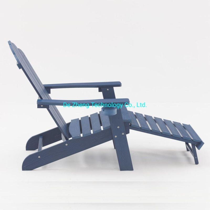 OEM Factory Sectional Patio Leisure Luxurious Beach Garden Outdoor Chair with Ottoman