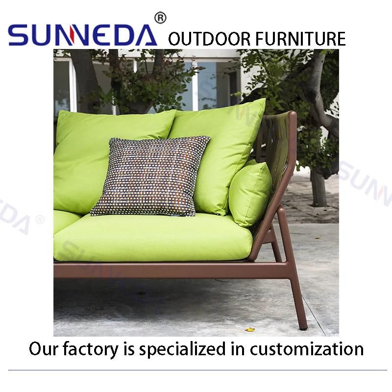 Disassembly Structure Acrylic Cloth Cushion Durable Leisure Modern Furniture Sofa Set