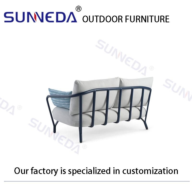 Casual and Simple Style Color Optional Durable Outdoor Indoor Garden Beach Sofa Furniture