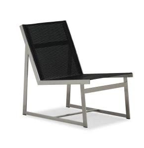 Modern Sling Mesh Outdoor Club Chair Sofa Armless