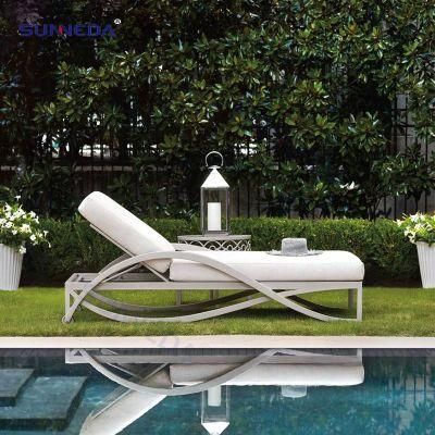Factory Custom Sun Lounge with Durable Removable Pulley