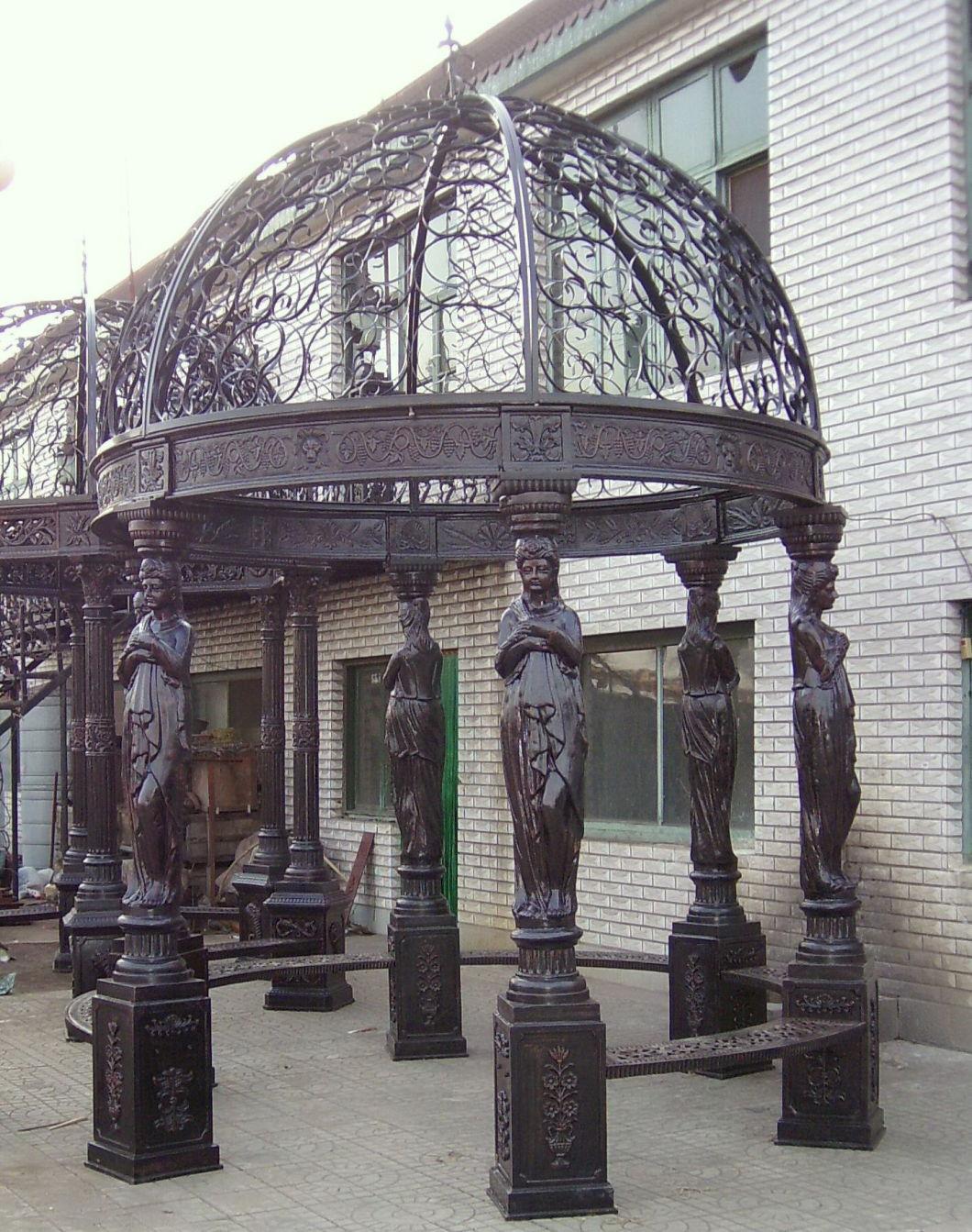 Garden Decoration Cast Iron Round Gazebo
