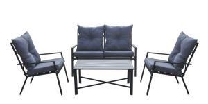 Garden Furniture Sets with Dining Chair Table for Outdoor Furniture 5 PCS Set Sofa