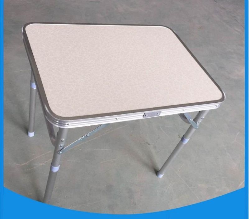 Adjustable Portable Folding Camp Table with Carry Handle Aluminum Esg17513