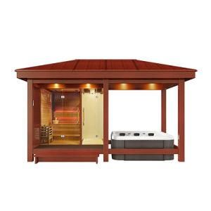 Mexda Gazebo Products Combinated with Sauna Shower Room Outdoor SPA for Garden Ws-Lt14