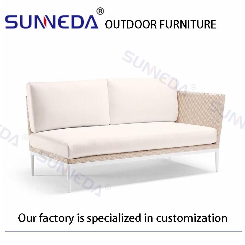 Patio Garden Modern Corner Sofa Luxurious Modular Sofa Bed Furniture