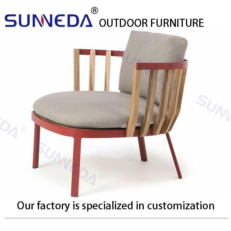 Modern Classical Design Creative Aluminum Encircling Frame Chair for Outside