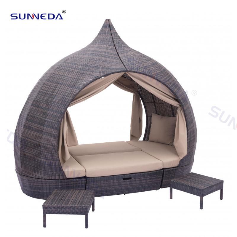 Leisure Hotel Poolside Sunbed Outdoor Rattan Garden Furniture