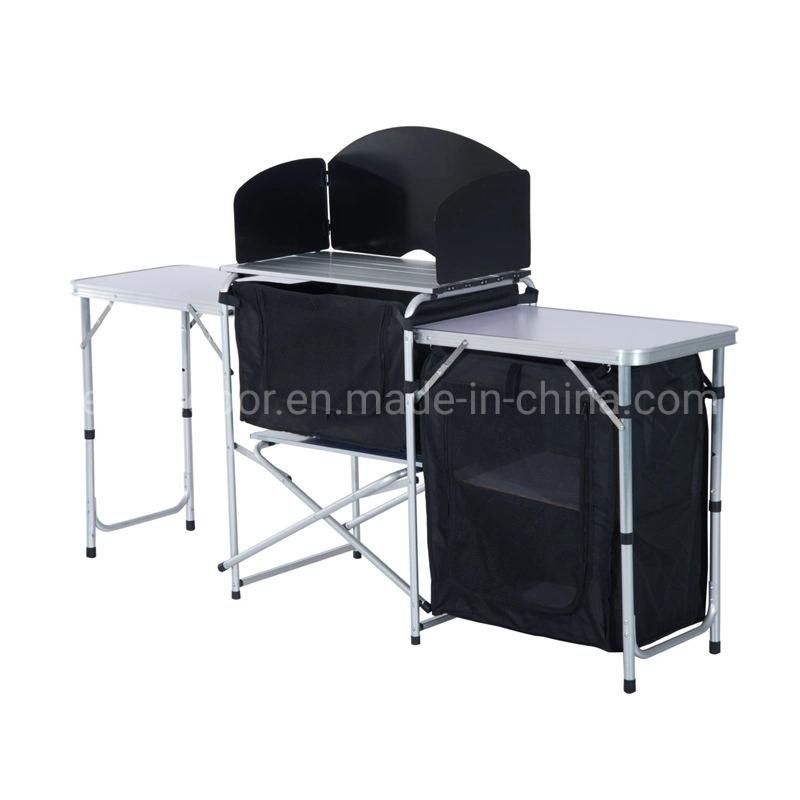 BBQ Table Comfortable Touch ABS PP Folding Camping Picnic Table Set