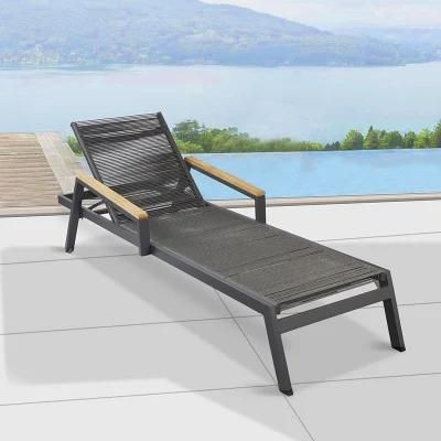 Garden Cheap Mesh Sun Bed Day Bed Pool Chaise Lounge Outdoor Furniture