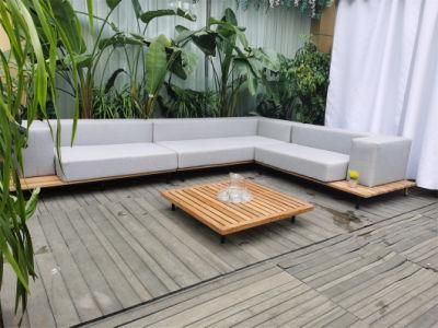 New Style Wooden Garden Outdoor Patio Outdoor Wooden Furniture Sofa