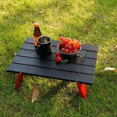 Portable Travel Table Aluminum Alloy Foldable Picnic Tables Outdoor Desk Barbecue Table Folding Camping Table