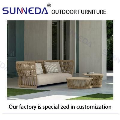 Contemporary Modern Metal Fabric Metal Modular Outdoor Leisure Sofa Furniture