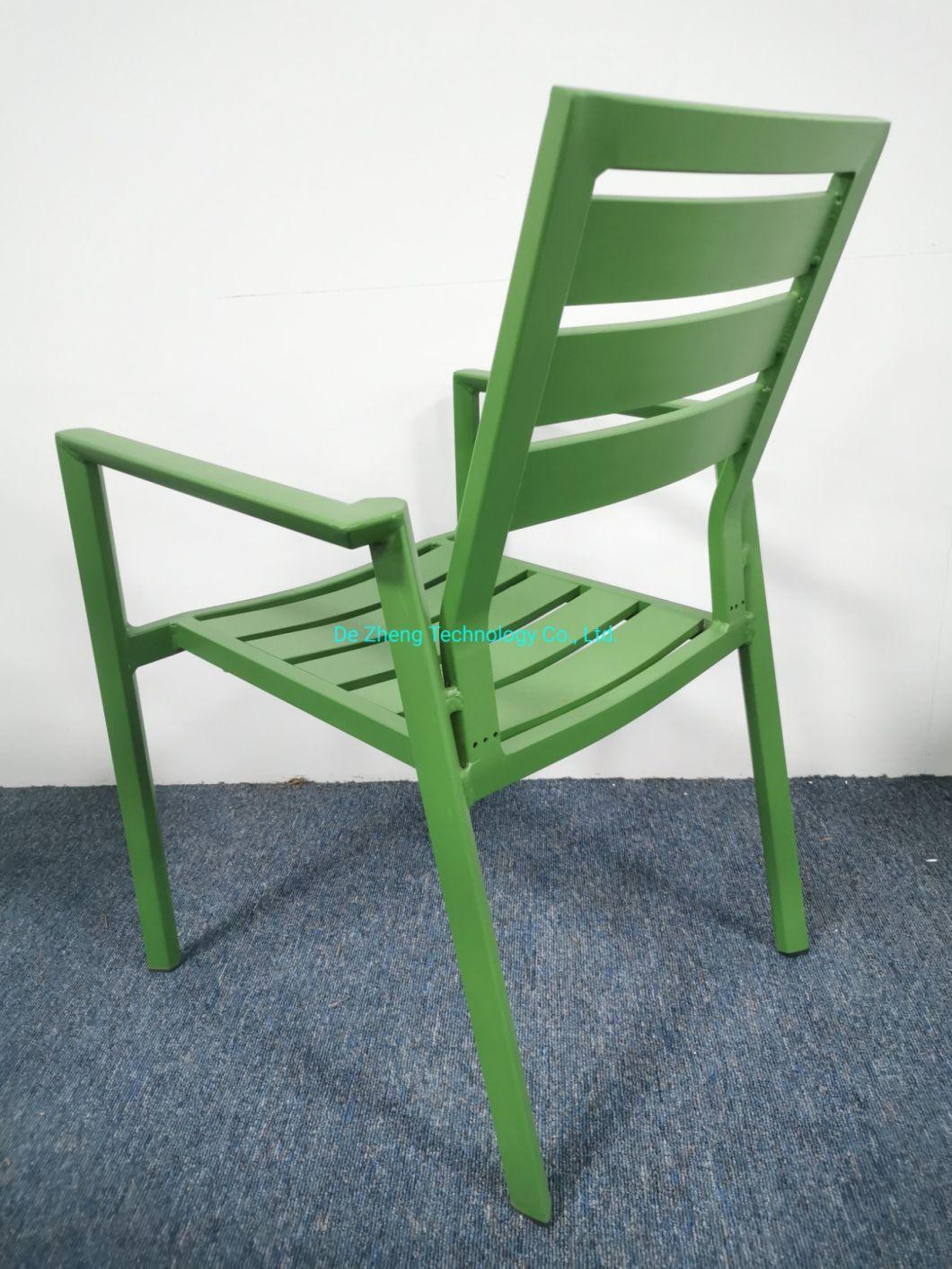Contemporary Metal Patio Outdoor Furniture Garden Metal Dining Sets Outdoor Entertaining Patio Dining Table and Chairs