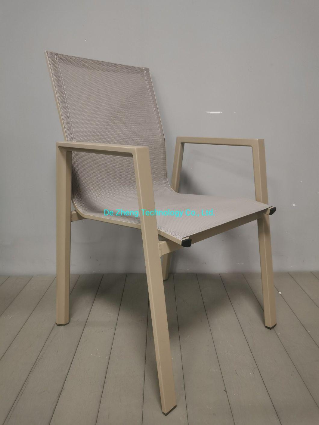 Factory Direct Sale Outdoor Dining Outdoor Bar Furniture Modern Garden Aluminium Furniture