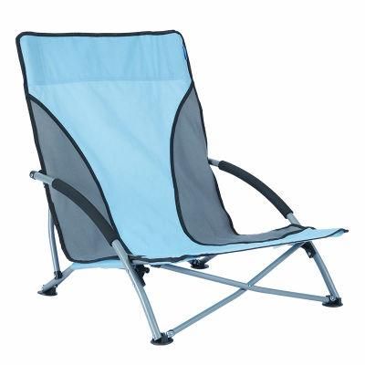 Outdoor Leisure Aluminum Lightweight Portable Folding Beach Chair