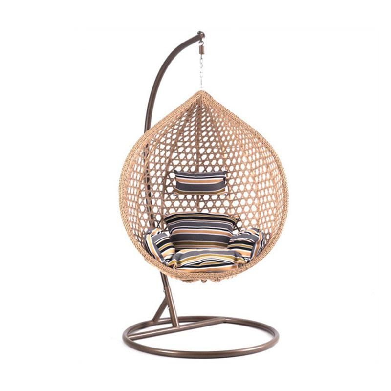 Wholesale Water Dropped Hotel Party Outdoor Metal Frame Swing Chair