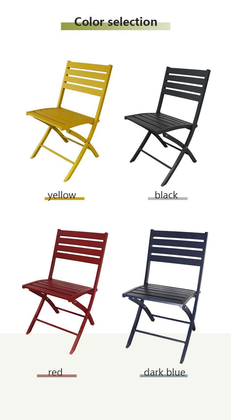 Hot Sale Simple OEM Carton Outdoor Patio Furniture Foshan Supplier Aluminum Chair