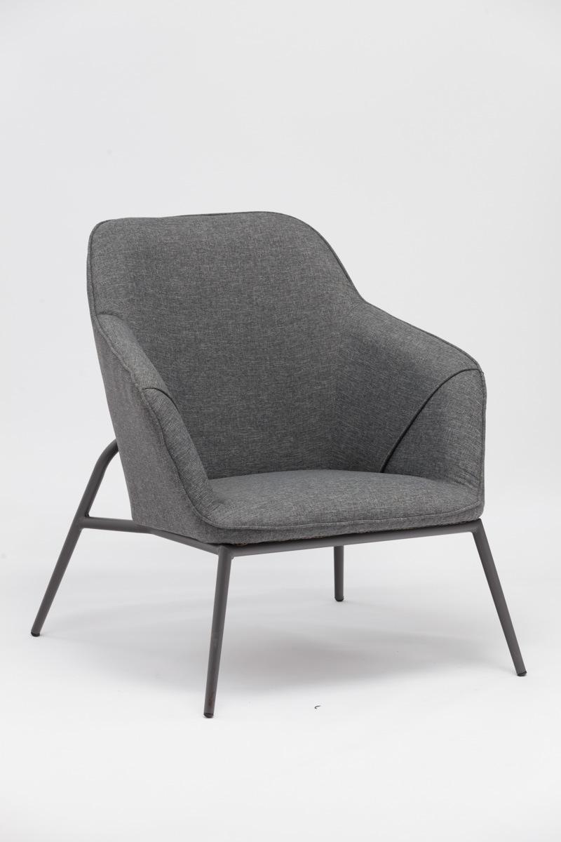 Waterproof Cloth Grey Loung Chair