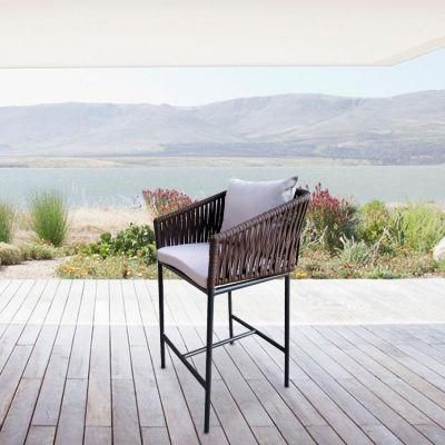 Home Furniture Rattan Chair Modern Patio Outdoors Bar Chair