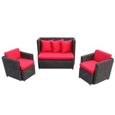 Garden Used Synthetic Rattan Sofa Bed4122