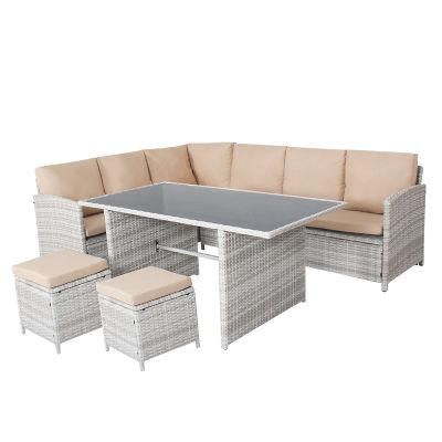 Outdoor Table and Chair Courtyard Balcony Table and Chair Combination Outdoor Leisure Garden Rattan Furniture