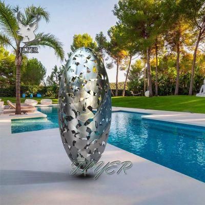 Art Quality Level Mirror Polishing Stainless Steel Sculpture for Sale