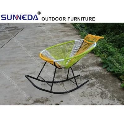Sunneda Iron Rocking Chair Outdoor Garden Patio Rattan Swing Chair