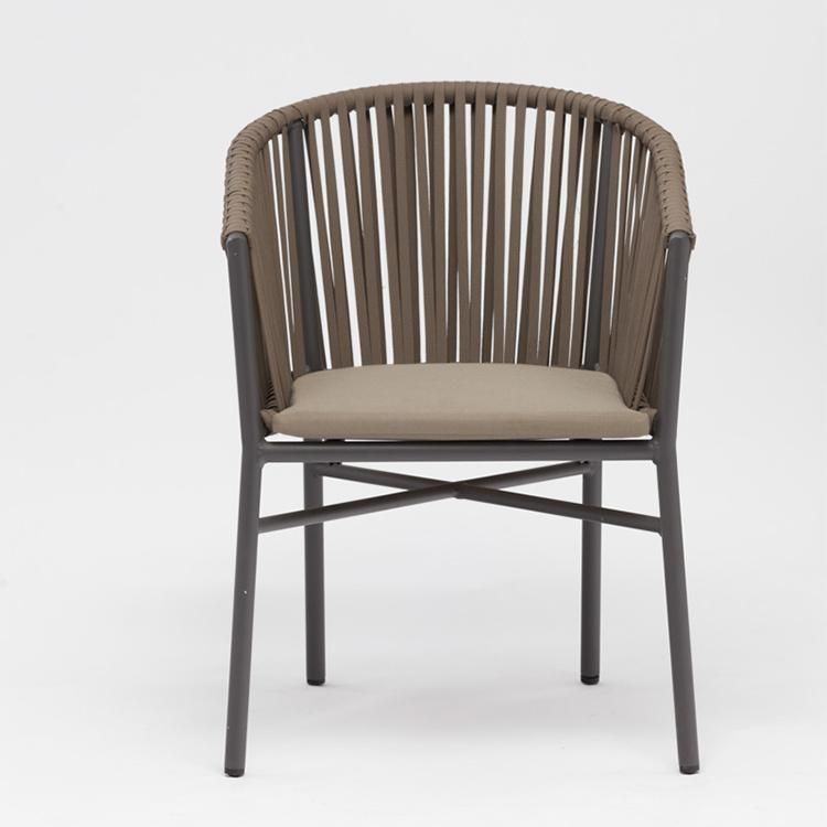 China Design Furniture with White Color and Aluminum Material Metal Outdoor Luxury Garden Chair