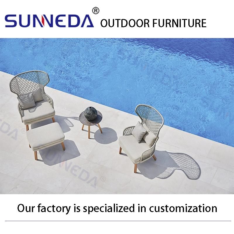 New Style New Design Outdoor Garden Sofa Chairs with Table