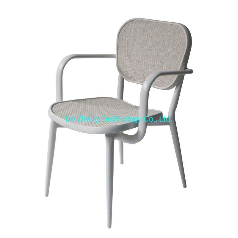 Stylish North Europe Ventilate Textilene Mesh Outdoor Bistro Garden Furniture