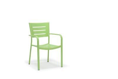 All Aluminum Structure Stackable Dining Chair
