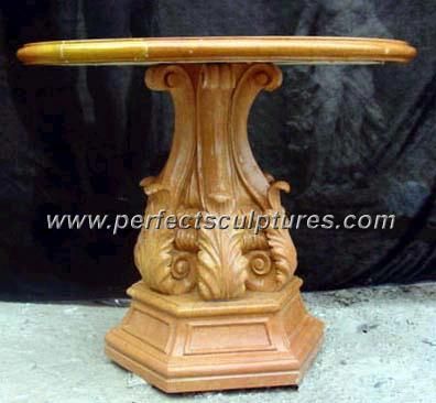 Antique Stone Marble Garden Table for Garden Decoration (QTB020)