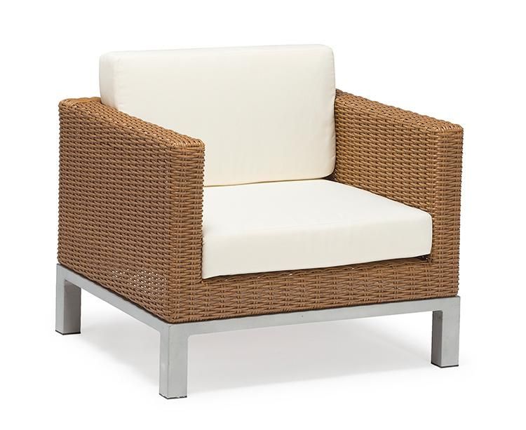 4PCS Aluminum Outdoor Furniture Terrace Synthetic Rattan Sofa Set