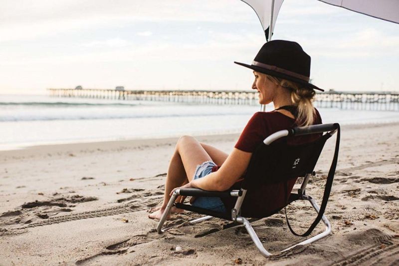Neso Lightweight Water Resistant Beach Chairs with Shoulder Strap and Slip Pocket - Folds Thin