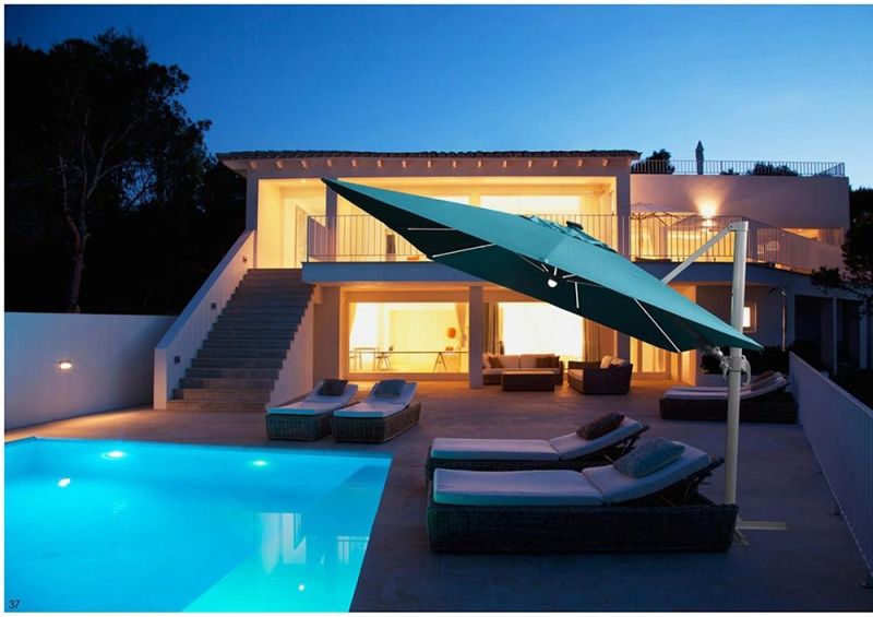 UV Patio Umbrella Parasol Umbrella for Outdoor Garden Parasol Handing 3m Umbrella