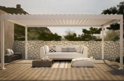 Aluminum Remote Control Pergola for Garden Waterproof Shading