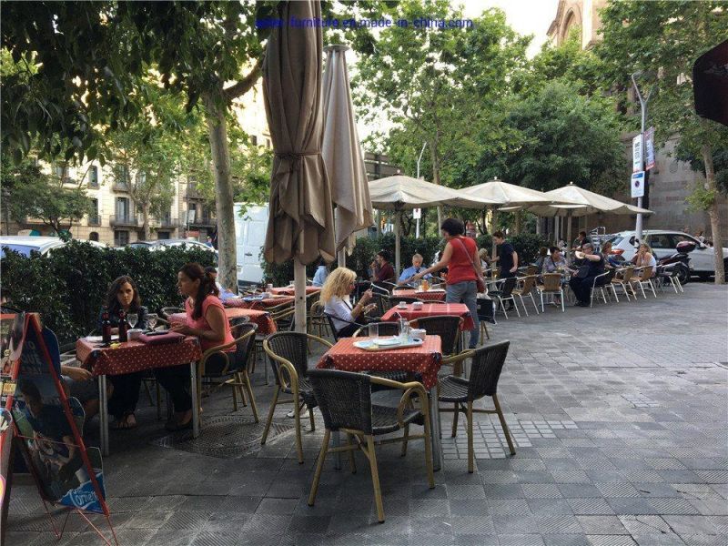 Super Strength Heavy Duty Steel Wire PE Rattan Dining Outdoor Hotel Outdoor Furniture