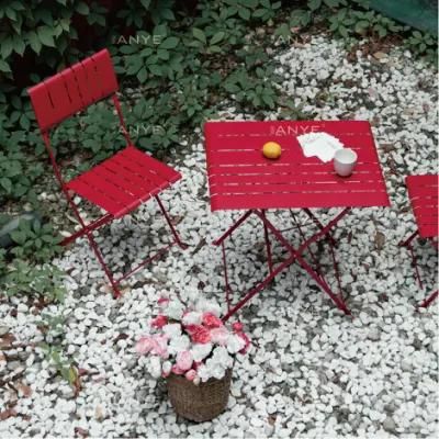 Wedding Furniture Portable Folding Square Table Outdoor Chair Casual Dining Furniture